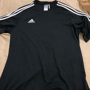 Black and white men adidas shirt